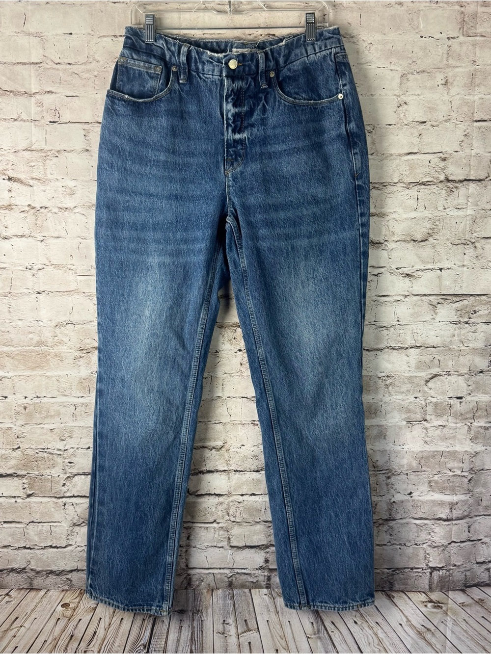 Good American Women's Size 12 / 31 Good 90's Icon High-Rise Straight Leg Jeans
